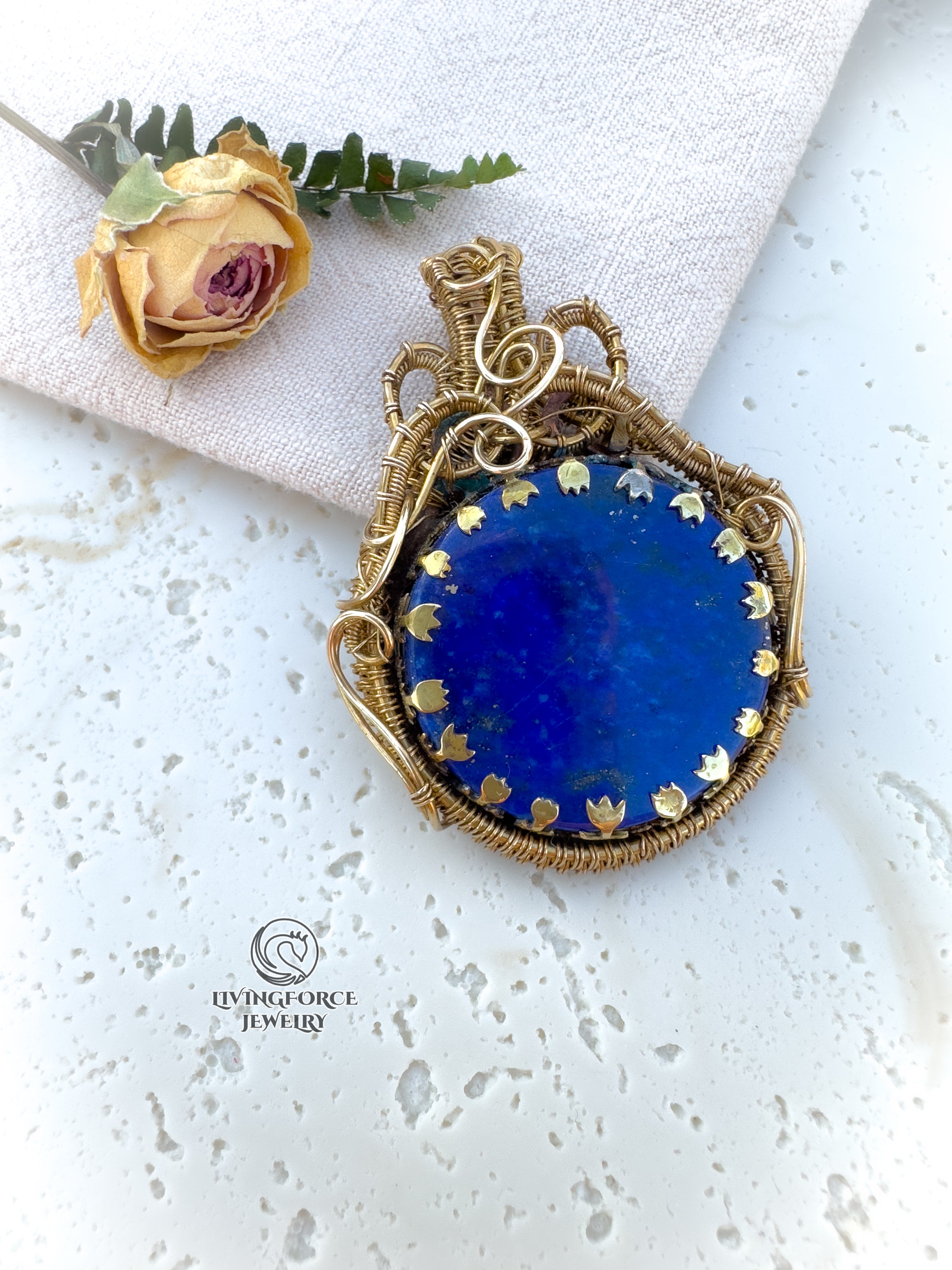 Cleo Talisman, Lapis Lazuli Pendant