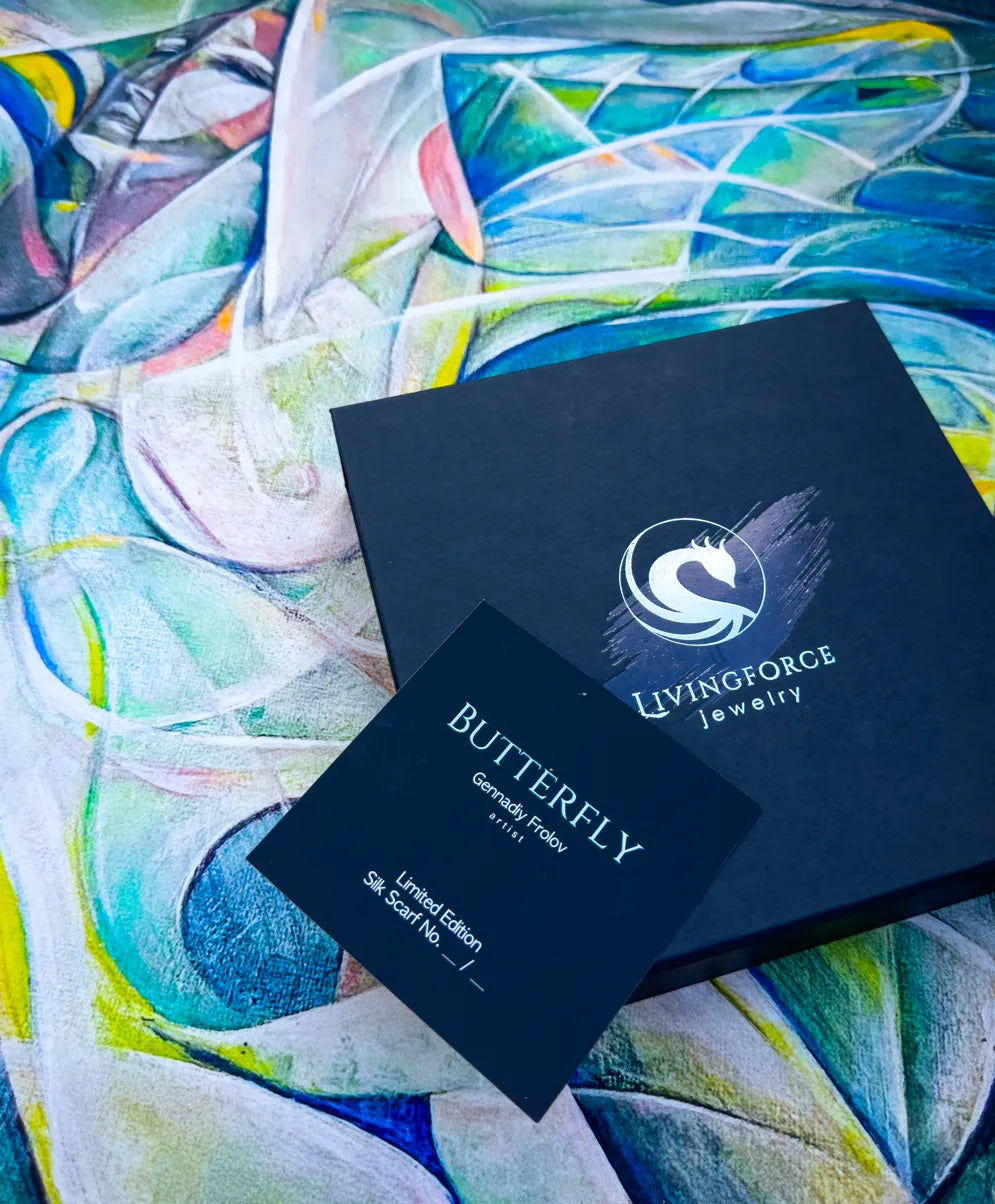 The Butterfly — Livingforce Jewelry packaging